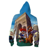 Anime Rugrats in Paris Sudadera Cosplay Navidad Fiesta 3D Impreso Casual
