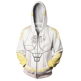 Película Ethernals Thena Sudadera Cosplay Navidad Fiesta 3D Impreso chaqueta con cremallera