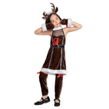 Vestido de Ciervo Navideño Ciervo de Navidad Cosplay Disfraz Gracioso de Animal