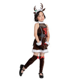 Vestido de Ciervo Navideño Ciervo de Navidad Cosplay Disfraz Gracioso de Animal