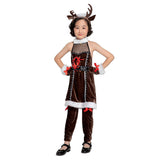 Vestido de Ciervo Navideño Ciervo de Navidad Cosplay Disfraz Gracioso de Animal