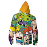 Anime Rugrats in Paris Sudadera Cosplay Navidad Fiesta 3D Impreso Casual