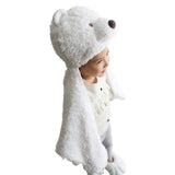 Halloween Manta de Oso Polar Manta Ponible de Vellón con Capucha para Niños