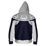 Avatar: La Leyenda de Aang Avatar: The Last Airbender Iroh Sudadera Estampada con Cremallera y Capucha Unisex