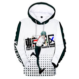 Anime Tokyo 24th Ward Sudadera Cosplay Navidad Fiesta 3D Impreso Casual