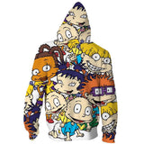Anime Rugrats in Paris Sudadera Cosplay Navidad Fiesta 3D Impreso Casual