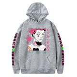 HUNTER×HUNTER Cosplay Sudadera con Impreso de Hisoka Sudadera Casual con Capucha Unisex