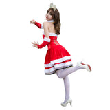 Vestido de Navidad Vestido de Vendajes Vestido Rojo de Fiesta para Adultos Femenino
