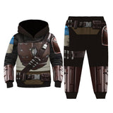 Series de TV Star Wars Mandalorian Niños Sudadera Pantalón Cosplay Navidad Fiesta 3D Impreso Casual 2 Piezas