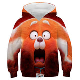 Anime Turning Red Red Panda Sudadera Cosplay Navidad Fiesta 3D Impreso Casual