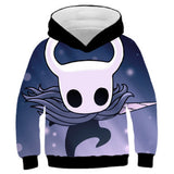 Hollow Knight Cosplay Sudadera de Manga Larga Sudadera Casual con Capucha para Niños