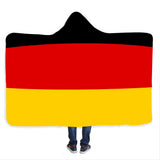 Bandera del País Manta con Capucha Colores Oficiales Manta Cómoda Accesorios