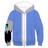 Undertale Cosplay Sudadera de Manga Larga Sudadera con Capucha para Niños
