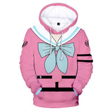 Miu Iruma Cosplay Sudadera Danganronpa V3: Killing Harmony Sudadera Estampada con Capucha Unisex