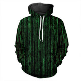 Película The Matrix Sudadera Cosplay Navidad Fiesta 3D Impreso Casual