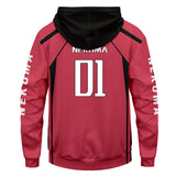 Haikyuu!! Cosplay Sudadera Nekoma Escuela Secundaria Sudadera con Capucha Ropa Deportiva Unisex