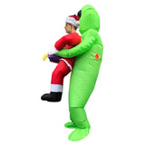 Navidad Inflable ET Santa Claus Cosplay Disfraz Inflable de Escenario para Adultos