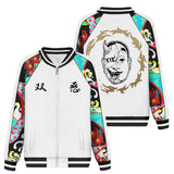 Anime Tokyo Avenger Smile Kawada House Cosplay Halloween Abrigo chaqueta de béisbol con cremallera Carnaval 3D Impreso