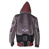 Cyberpunk 2077 Sudadera V Cosplay Sudadera Estampada con Cremallera Unisex