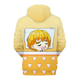 Demon Slayer: Kimetsu no Yaiba Cosplay Sudadera de Manga Larga Sudadera Casual Ropa Deportiva Unisex
