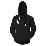 Haikyuu!! Cosplay Sudadera Karasuno Escuela Secundaria Uniforme del Club de Voleibol Sudadera con Cremallera Unisex