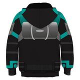 Anime My Hero Academia Midoriya Izuku Niños Sudadera Cosplay Navidad Fiesta 3D Impreso Casual