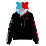 My Hero Academia Sudadera con Cordón de Orejas de Gato Todoroki Shoto Cosplay Sudadera Estampada para Niños
