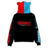 My Hero Academia Sudadera con Cordón de Orejas de Gato Todoroki Shoto Cosplay Sudadera Estampada para Niños