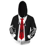 Celestia Ludenberg Cosplay Sudadera Danganronpa: Trigger Happy Havoc Sudadera Estampada con Cremallera Unisex