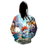 Anime Rugrats in Paris Sudadera Cosplay Navidad Fiesta 3D Impreso Casual