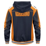 Anime Haikyuu!! Cosplay Sudadera con Impreso de Karasuno Sudadera con Capucha Unisex