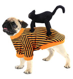 Mascota Halloween Carnaval Disfraz De vuelta con Gato