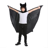 Halloween Disfraz de Murciélago Capa con Capucha de Vampiro Murciélago Cosplay Capa para Niños