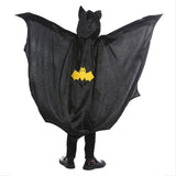 Halloween Disfraz de Murciélago Capa con Capucha de Vampiro Murciélago Cosplay Capa para Niños