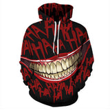 Clown Sudadera Cosplay Navidad Fiesta 3D Impreso chaqueta