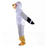 Halloween Disfraz Gaviota Mascota Cosplay Traje de Escenario para Niños