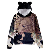 Anime Tokyo Revengers Oreja De Gato Sudadera Niños Cosplay Navidad Fiesta 3D Impreso Casual