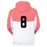 Haikyuu!! Sudadera Wakutani Minami Escuela Secundaria Teppei Naruko Cosplay Sudadera con Capucha Unisex