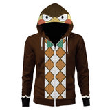 Blathers Futa Cosplay Sudadera Animal Crossing Bosque de Los Animales Sudadera con Cremallera Unisex