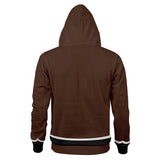 Blathers Futa Cosplay Sudadera Animal Crossing Bosque de Los Animales Sudadera con Cremallera Unisex