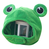 Gorra de Felpa de Rana Orejas de Rana Sombrero de Animal Cosplay Halloween Accesorios