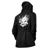 Cyberpunk 2077 Chaqueta de Invierno Cosplay Disfraz