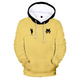 MSBY Black Jackal Cosplay Sudadera Haikyuu!! Sudadera Estampada con Capucha Unisex