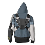 Valorant Brimstone Cosplay Sudadera con 3D Impreso Sudadera con Cremallera y Capucha Unisex