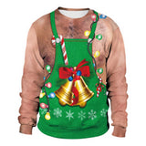 Suéter Feo de Navidad Sudadera de Vacaciones o de Navidad Tops para Otoño o Invierno Unisex