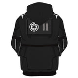 La Guerra de Las Galaxias Star Wars Cosplay Sudadera de Manga Larga Sudadera Casual con Capucha Unisex