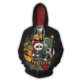 Pesadilla Antes de Navidad The Nightmare Before Christmas Cosplay Sudadera con Cremallera Unisex