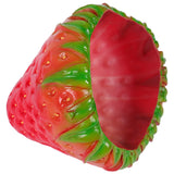 Simulación de Silicona Sombrero de Fresa Fiesta de Halloween Carnaval Accesorios