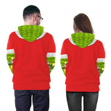 How the Grinch Stole Christmas Cosplay Sudadera de Manga Larga Sudadera con Capucha Unisex