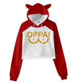 ONE PUNCH-MAN Sudadera con Capucha con Cordón de Orejas de Gato Saitama Cosplay Sudadera para Femenino
